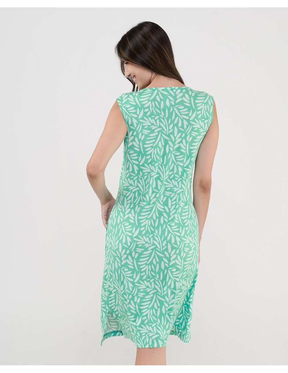 Vestido a la rodilla playa lohe para mujer