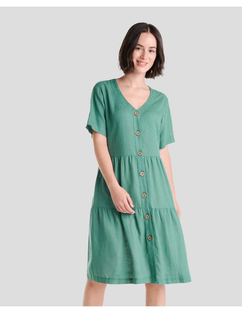 Vestido a la rodilla playa Lohe para mujer