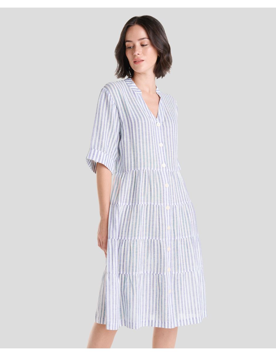 Vestido a la rodilla playa Lohe para mujer