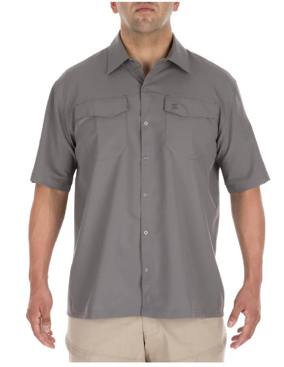 Camisa formal manga corta para hombre 1