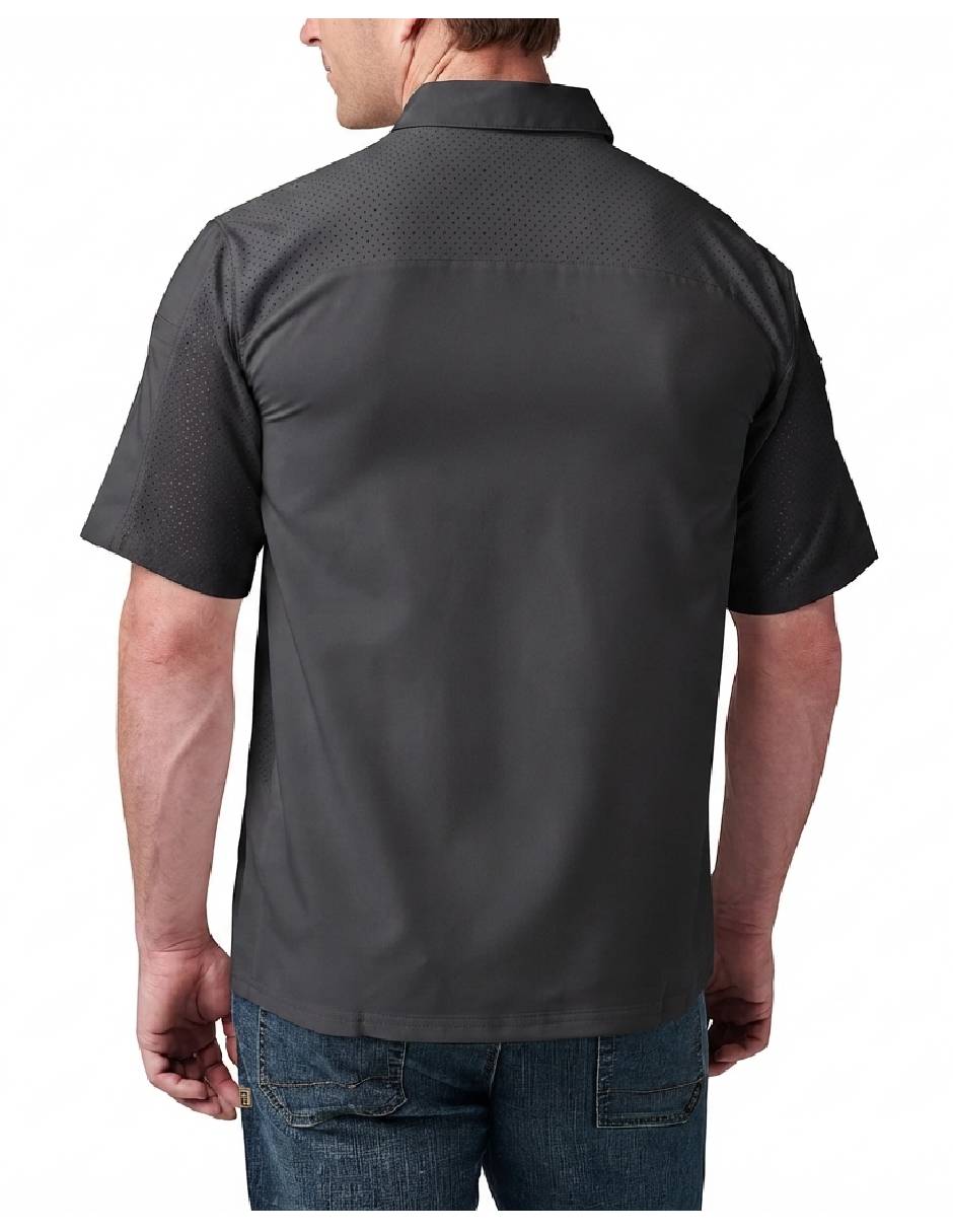 Camisa formal manga corta para hombre 2