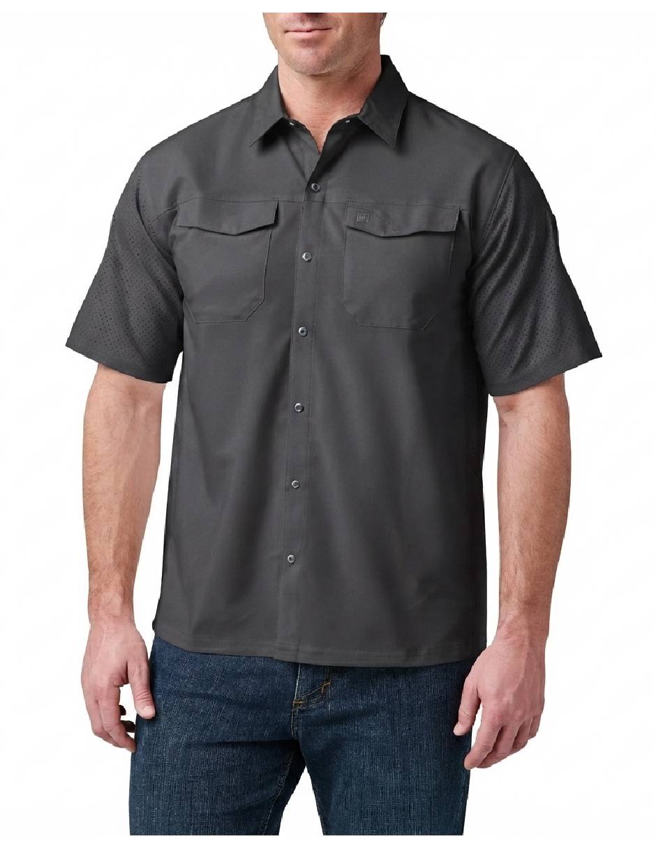 Camisa formal manga corta para hombre 3