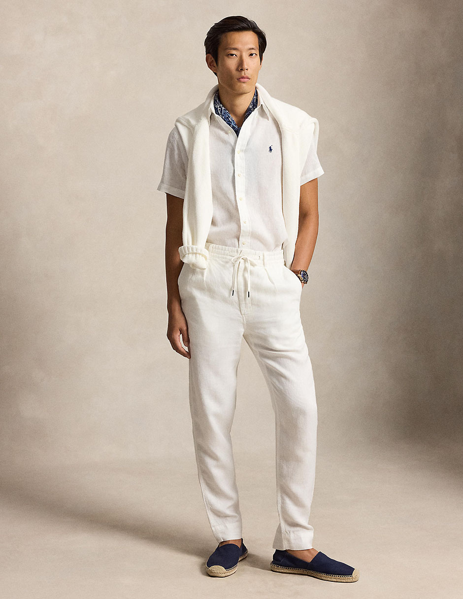 Camisa casual de algodón manga corta para hombre 5