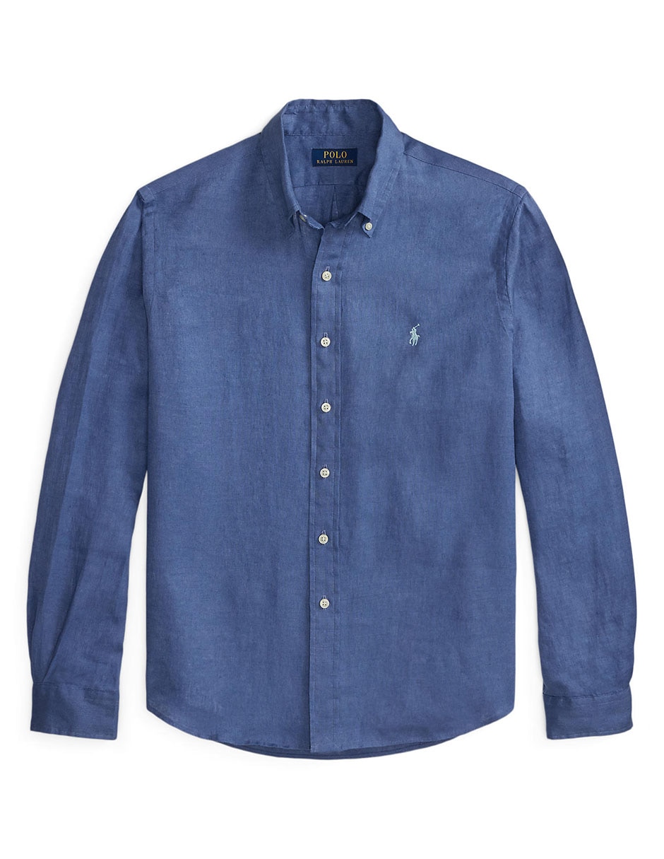 Camisa casual de algodón manga larga para hombre 7