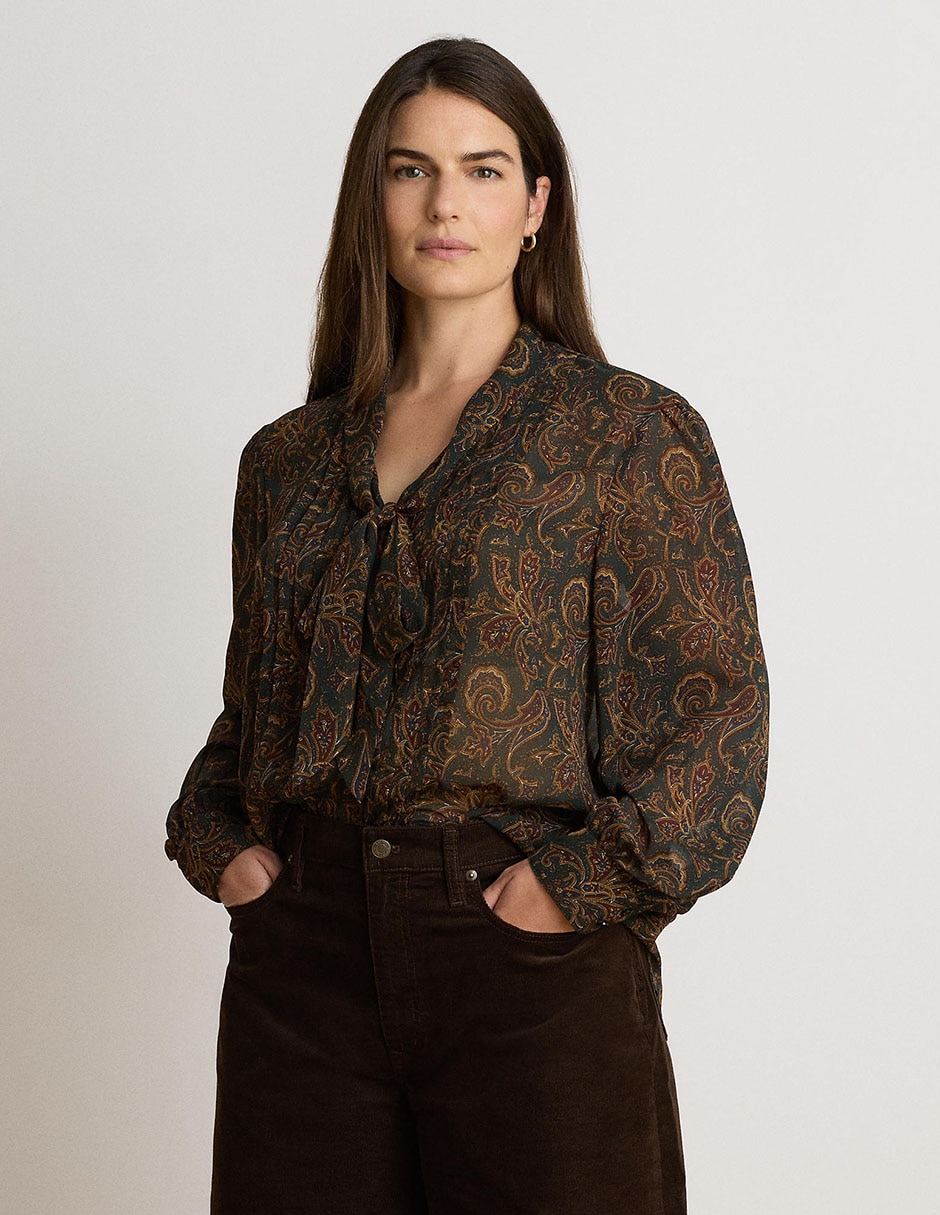 Blusa manga larga para mujer 6