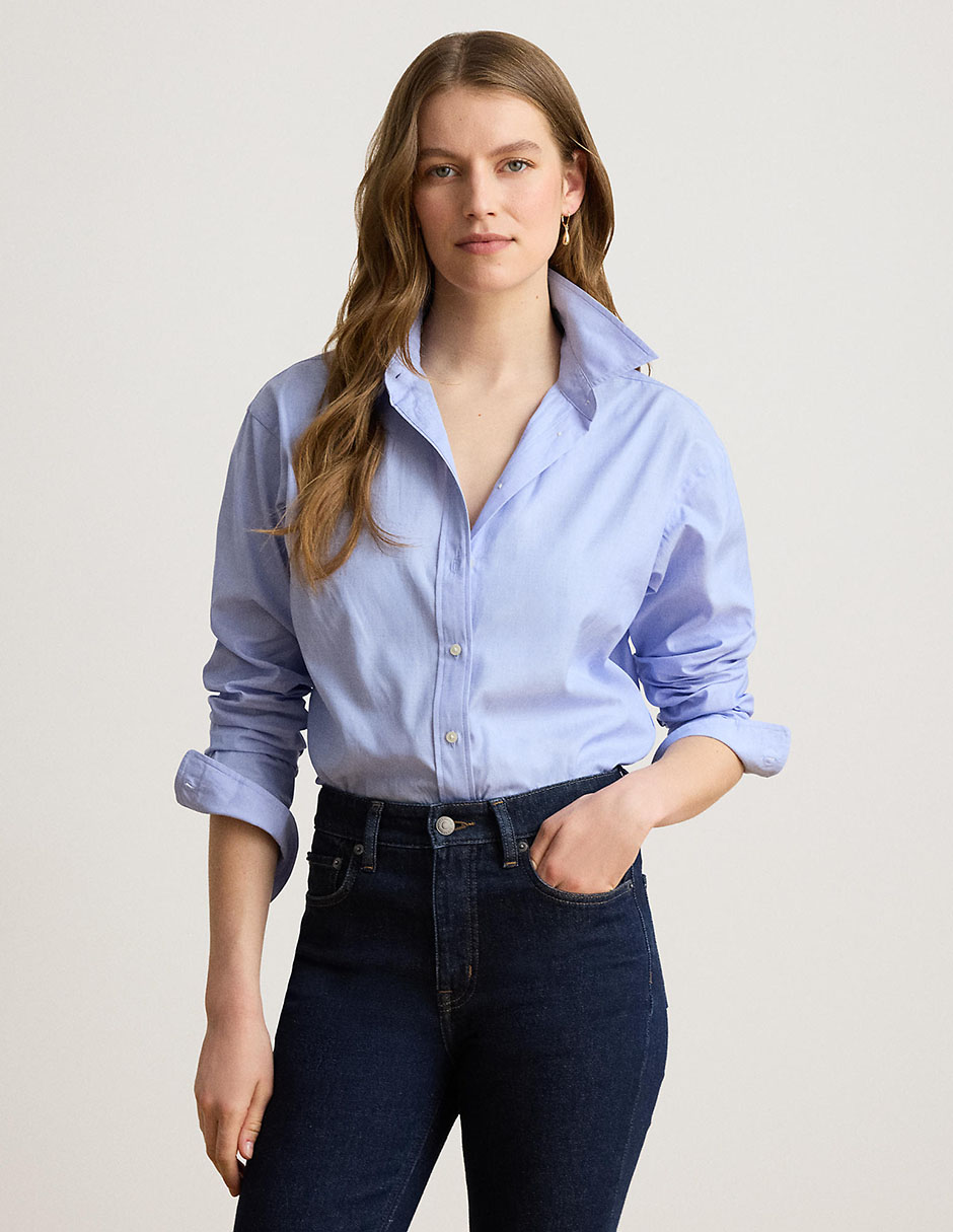 Blusa manga larga para mujer