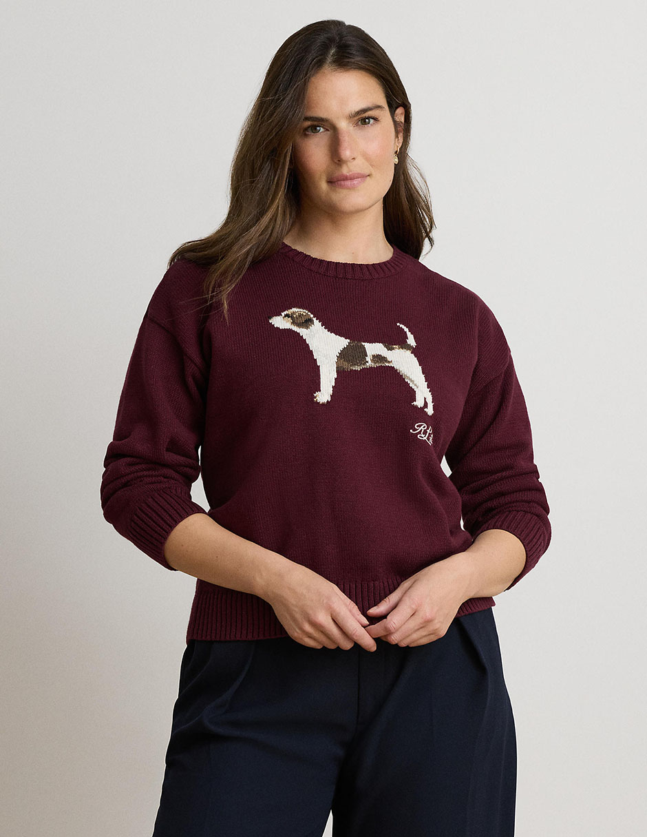 Suéter cuello redondo para mujer 6
