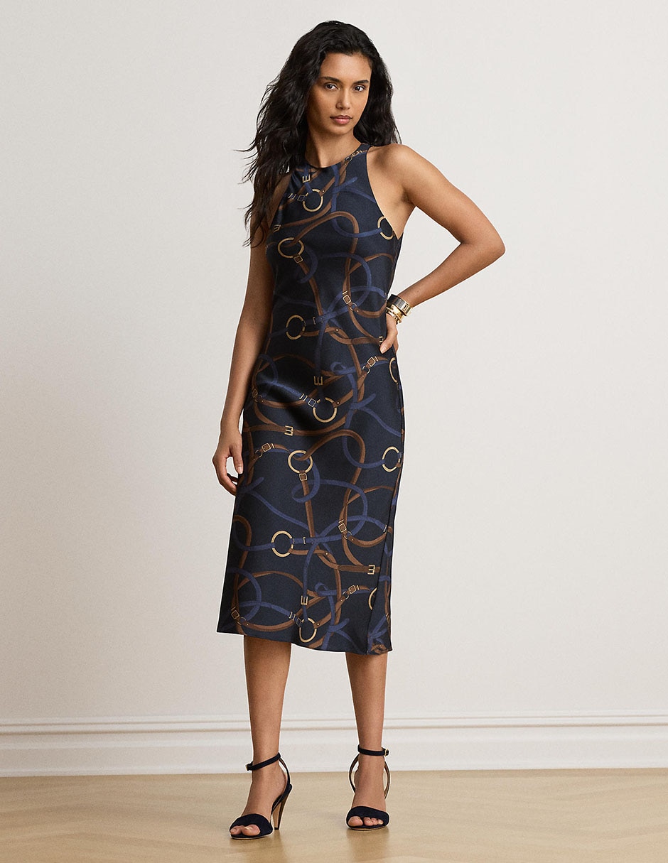 Vestido midi de cocktail para mujer