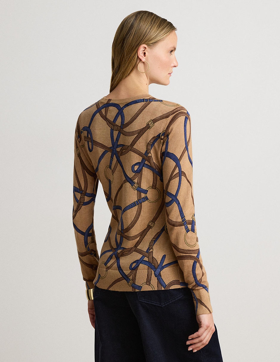 Suéter cuello redondo para mujer 6