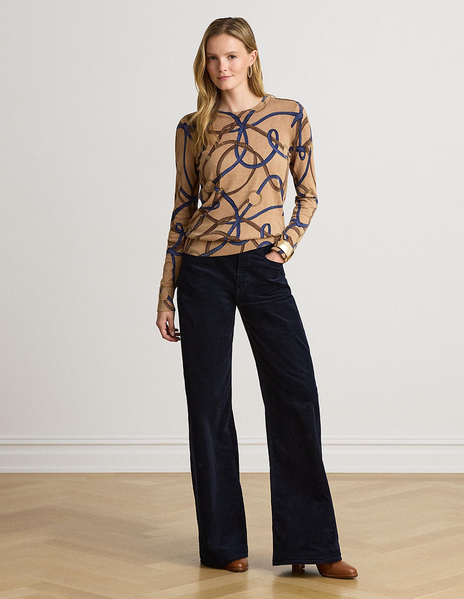Suéter cuello redondo para mujer 5