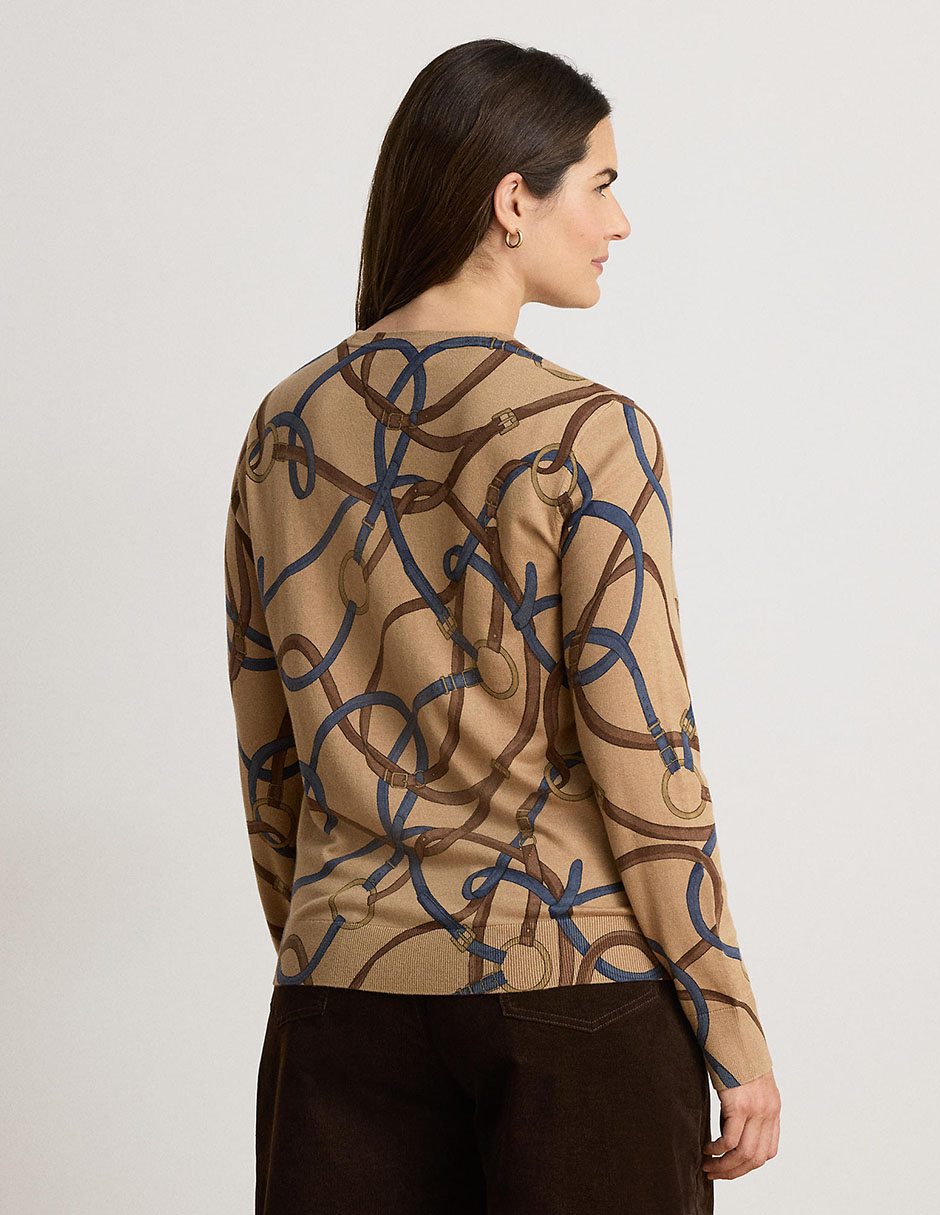 Suéter cuello redondo para mujer 7