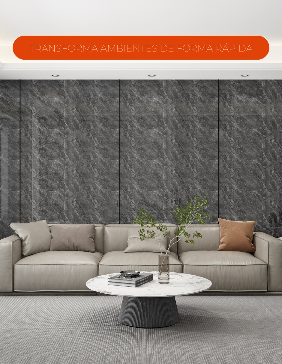 Panel decorativo para hogar e interior lavable rectangular 4