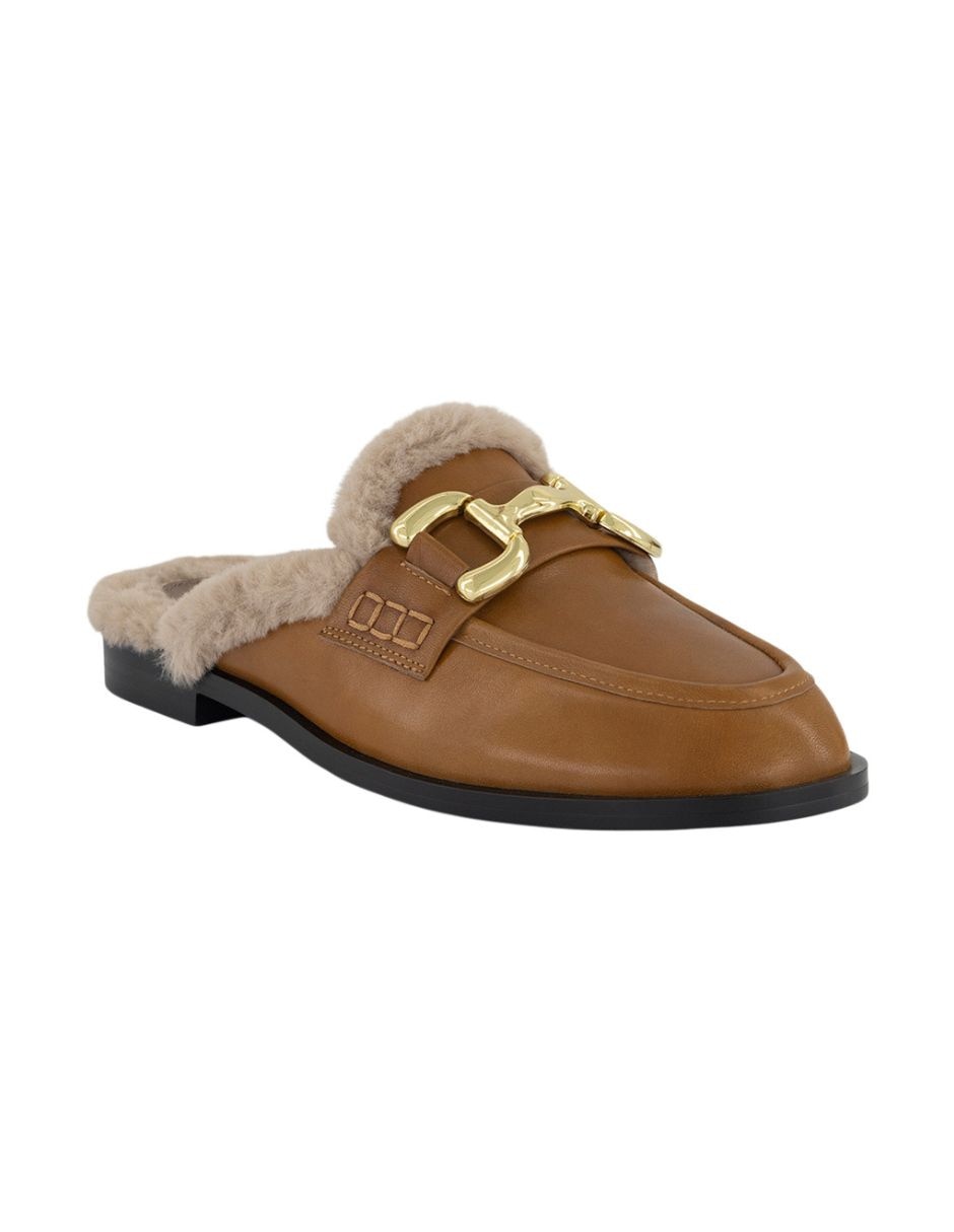 Zueco de piel para mujer