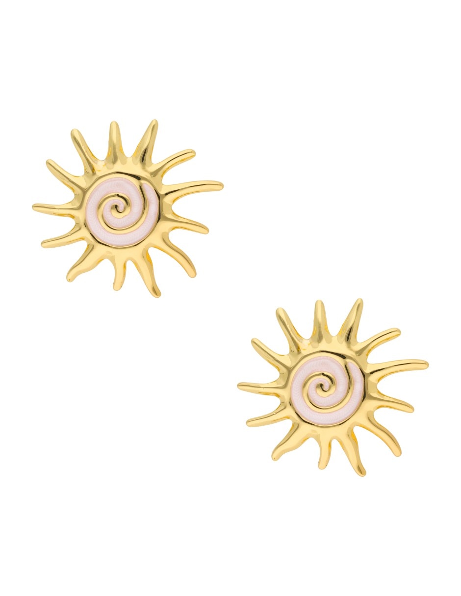 Aretes cortos    Nuvi   con acabado brillante