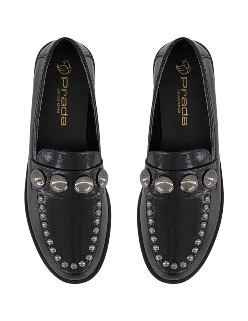 Mocasín Prada de charol para mujer