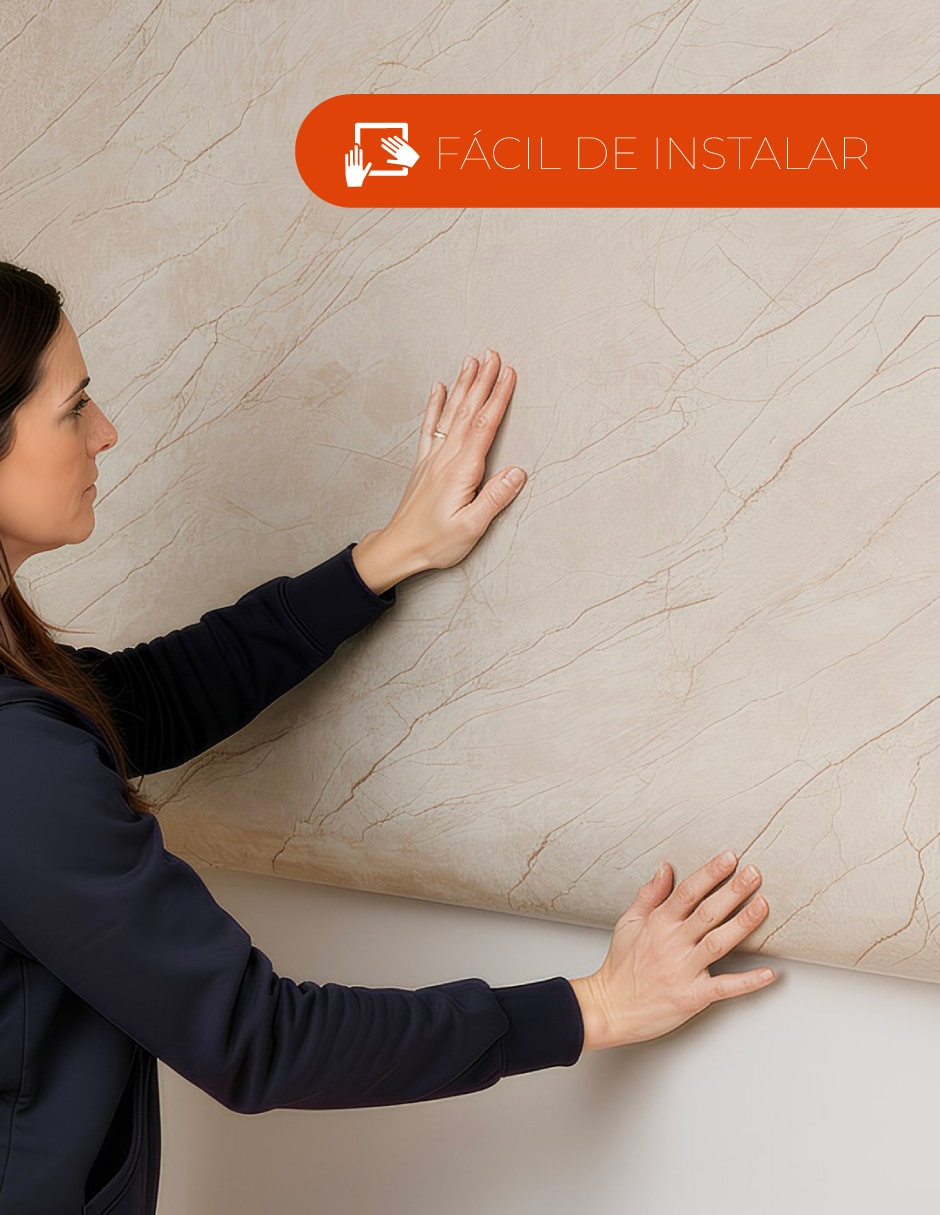 Panel decorativo para hogar e interior lavable rectangular 3