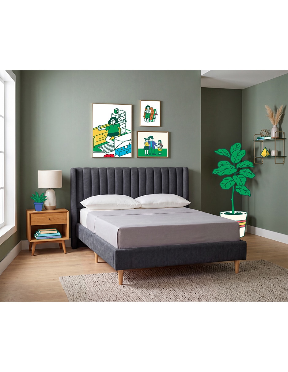 Base para cama armable de madera pino matrimonial 4