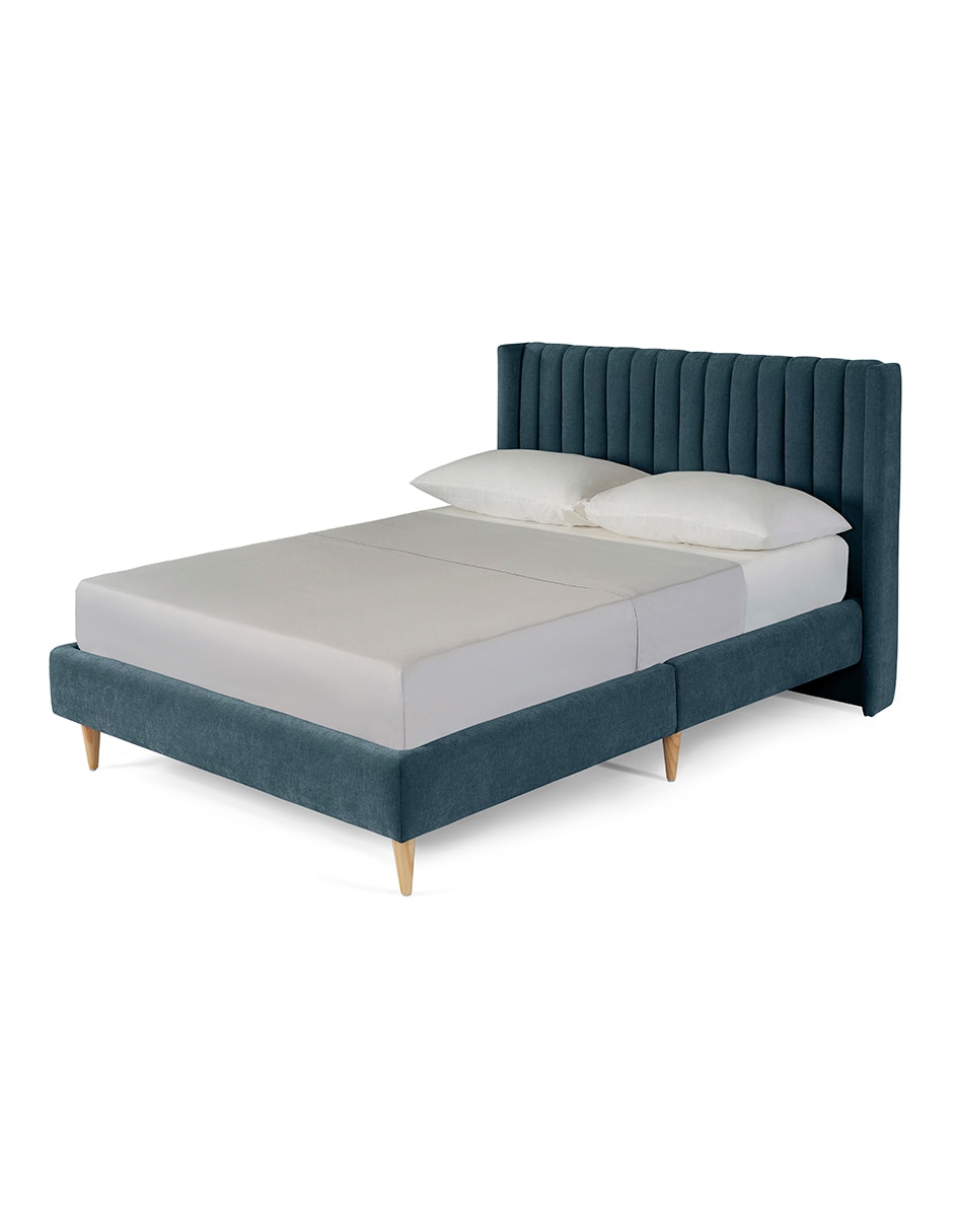 Base para cama armable de madera pino matrimonial 1