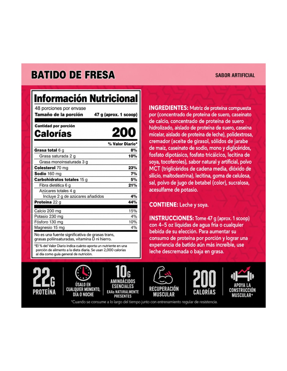 Syntha 6 con proteína sabor fresa 2