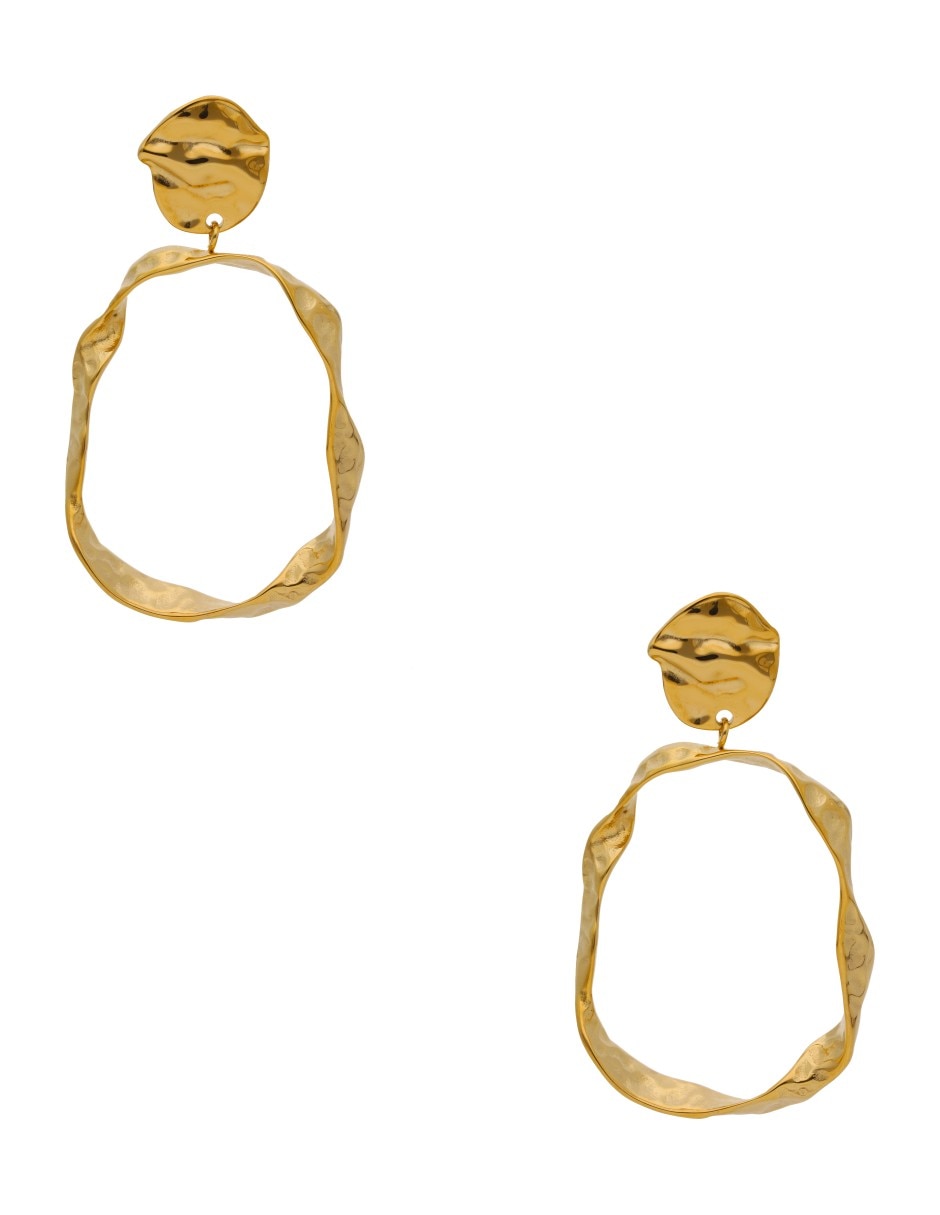 Aretes cortos    Nuvi   con acabado brillante