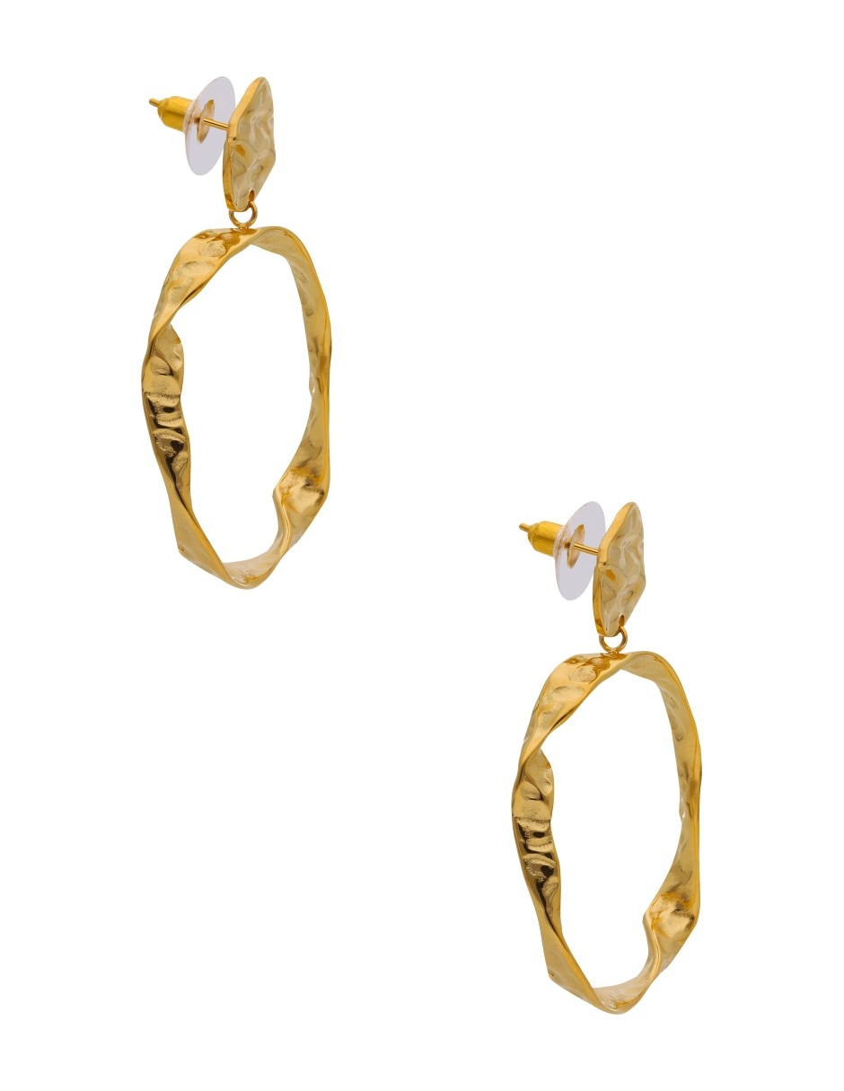 Aretes cortos    Nuvi   con acabado brillante