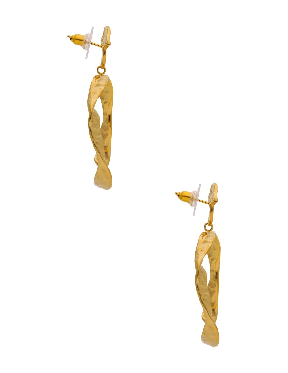 Aretes cortos    Nuvi   con acabado brillante