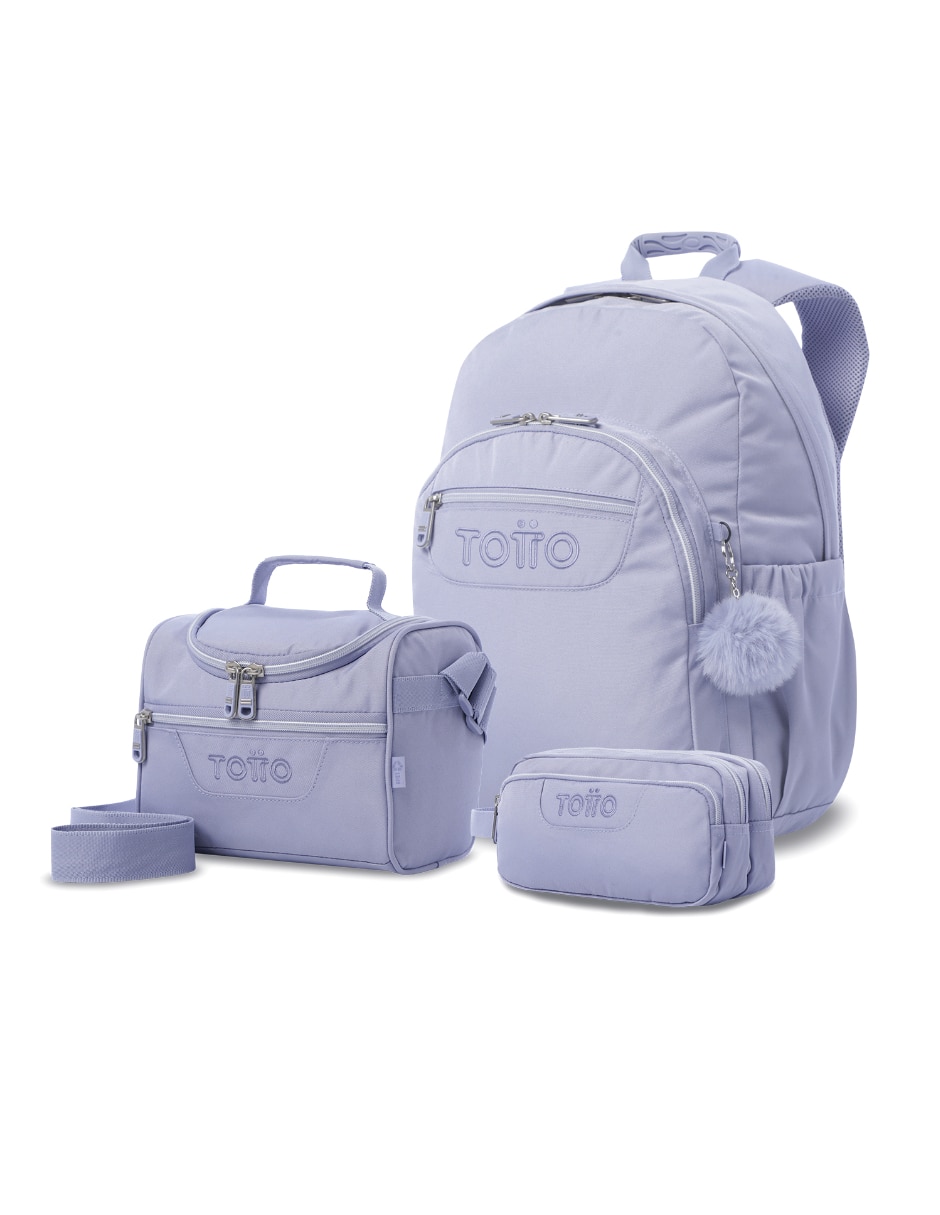 Set mochila escolar Combo Ecole Solid impermeable unisex Set mochila escolar Combo Ecole Solid impermeable unisex