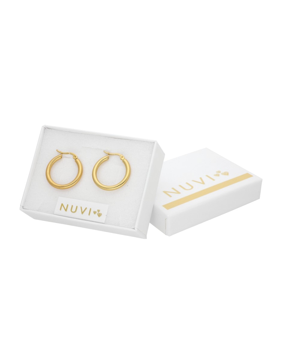 Aros Nuvi con acabado brillante