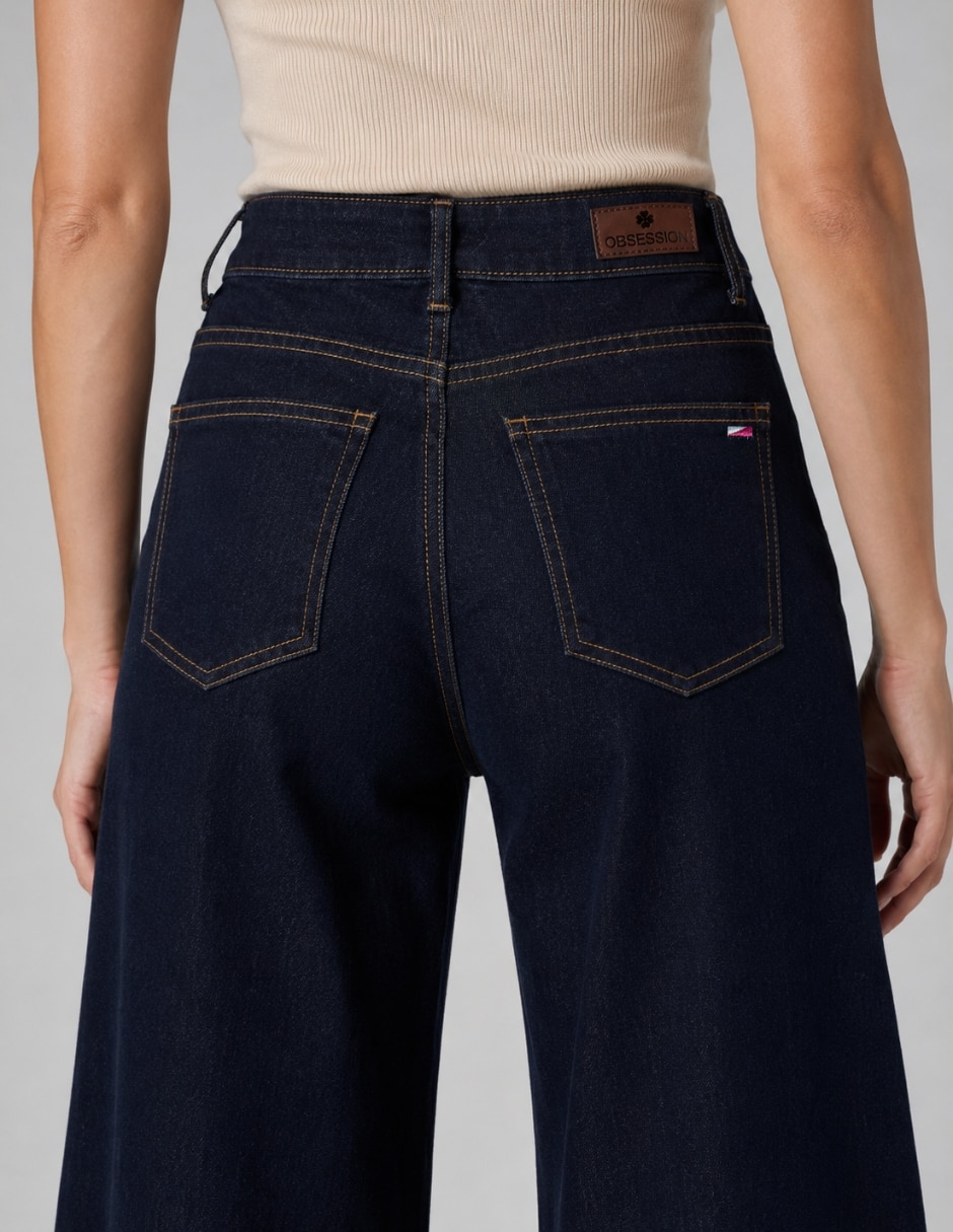 Jeans wide leg para mujer 4