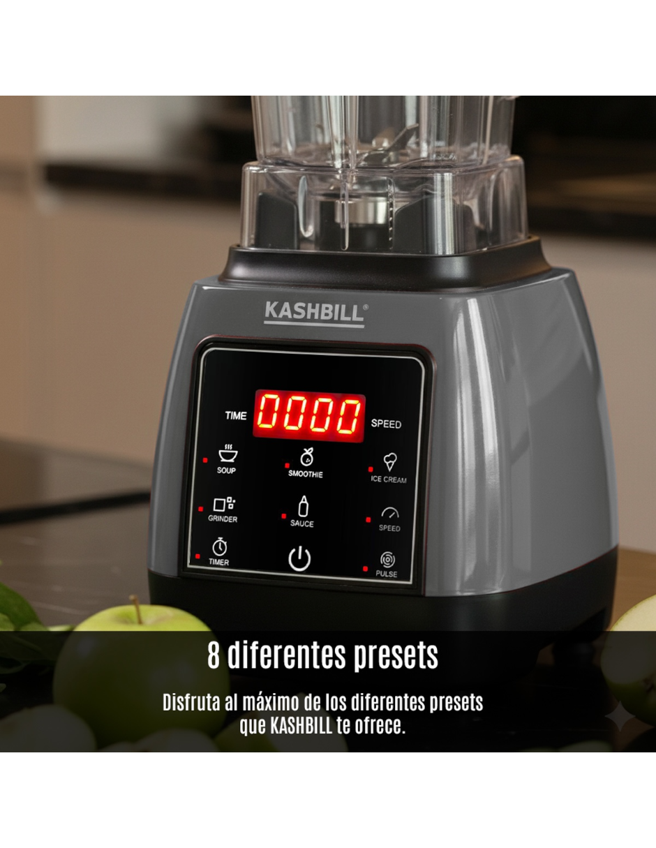 Licuadora Kashbill 8 velocidades