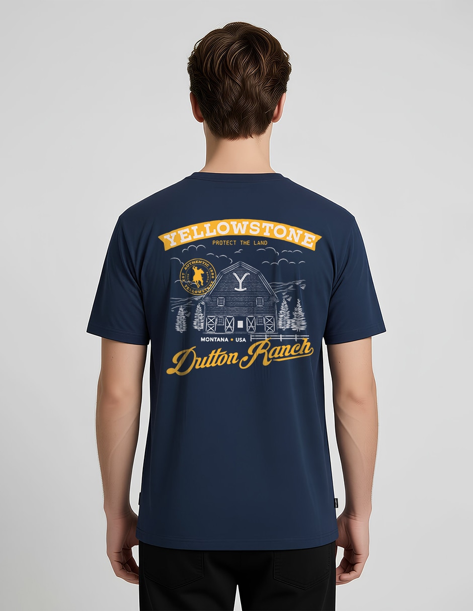 Playera cuello redondo para hombre 2