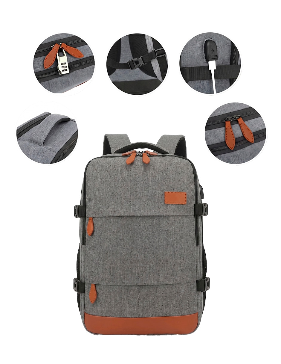 Mochila Antirrobo Genérica impermeable unisex 3