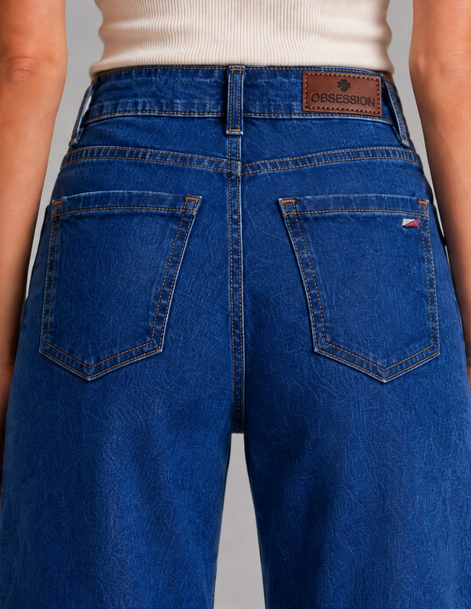 Jeans wide leg para mujer 2