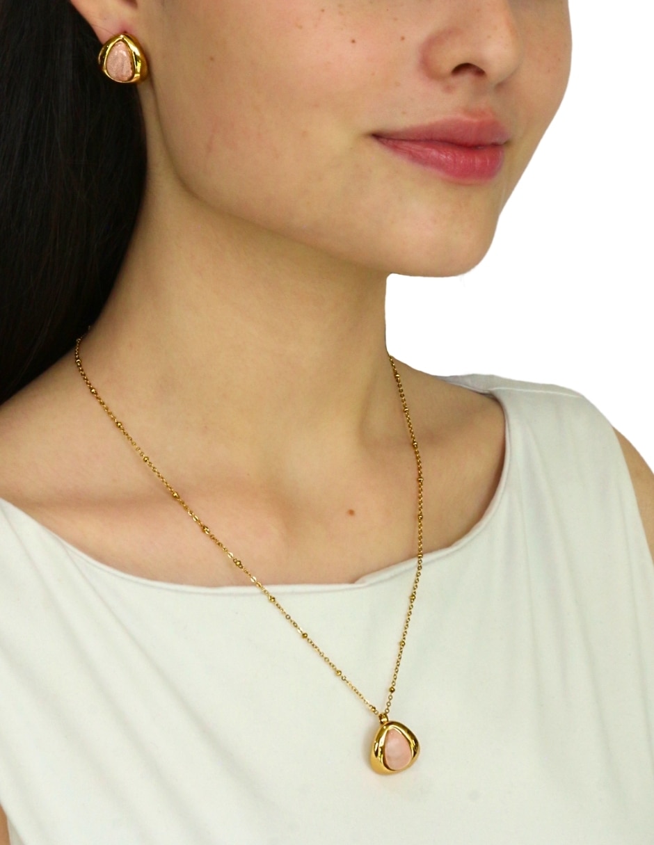 Set de collar y aretes 3
