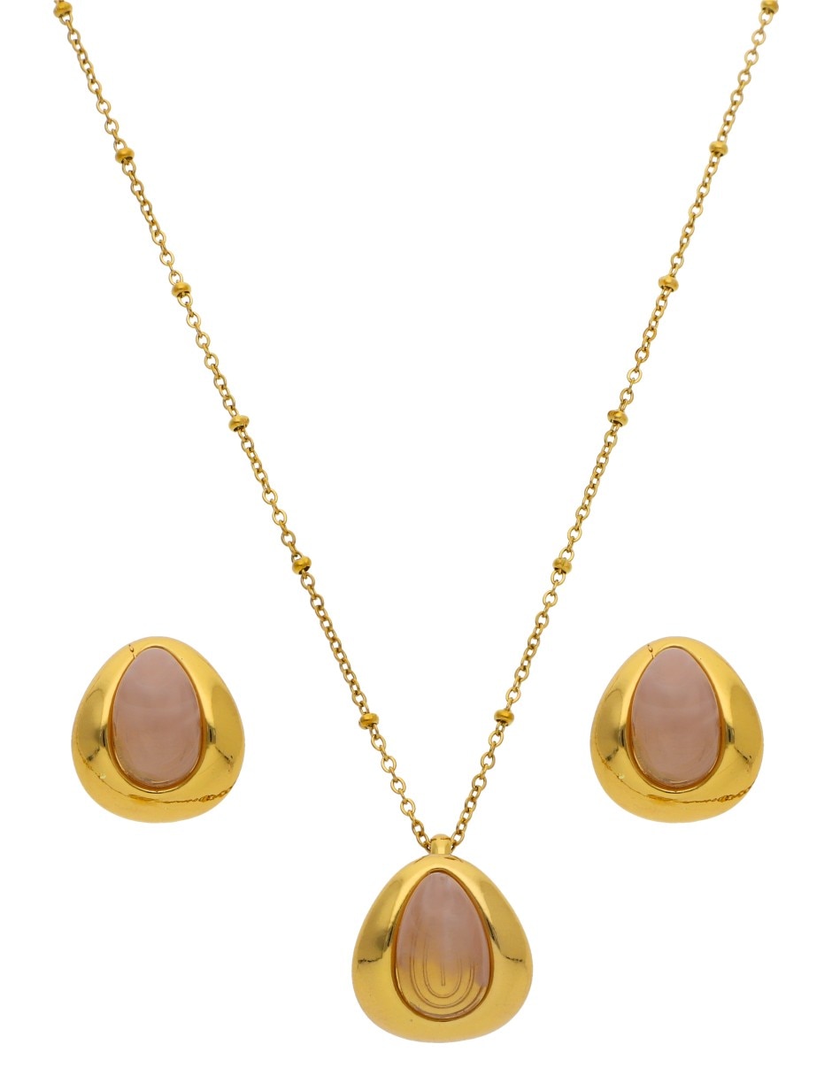 Set de collar y aretes 4