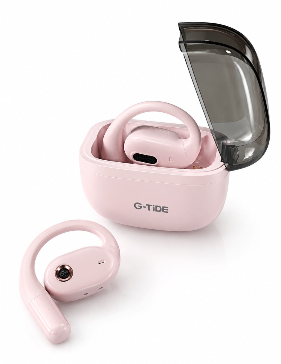 Bocina portátil sound pocket con filwans gts mini dorada y G-Tide OWS8 Bluetooth 8