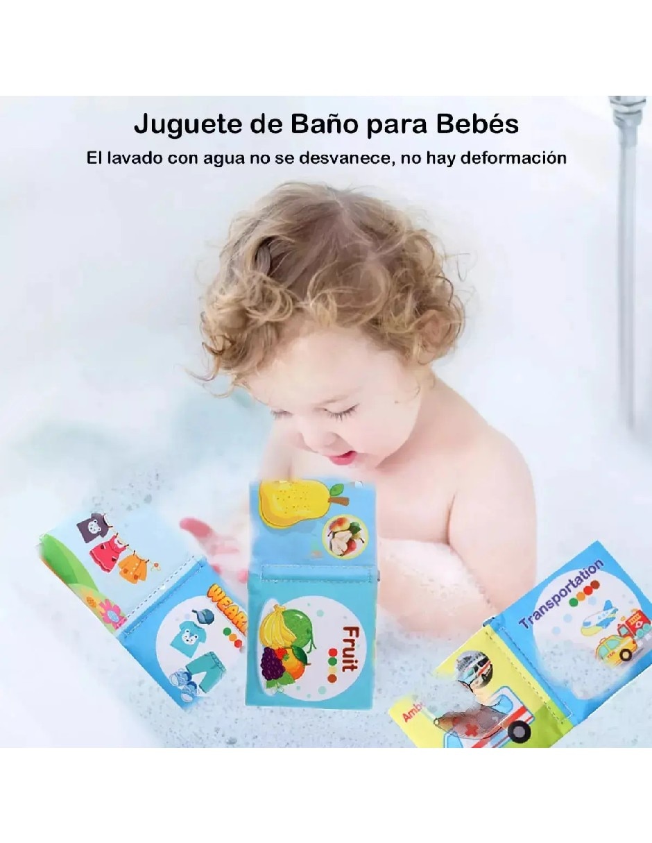 Juguete educativo motriz set de 6 libros sensoriales de tela 4