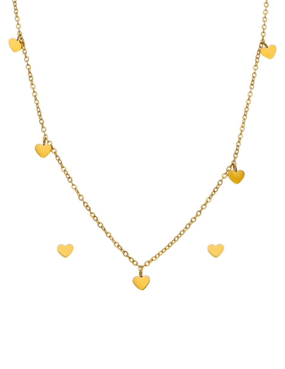 Set de collar y aretes 4