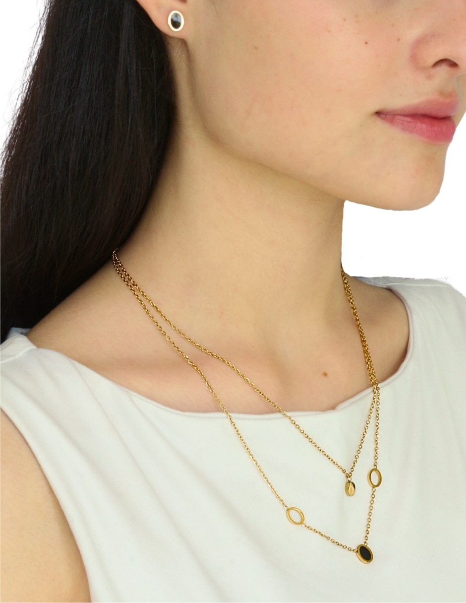 Set de collar y aretes 3