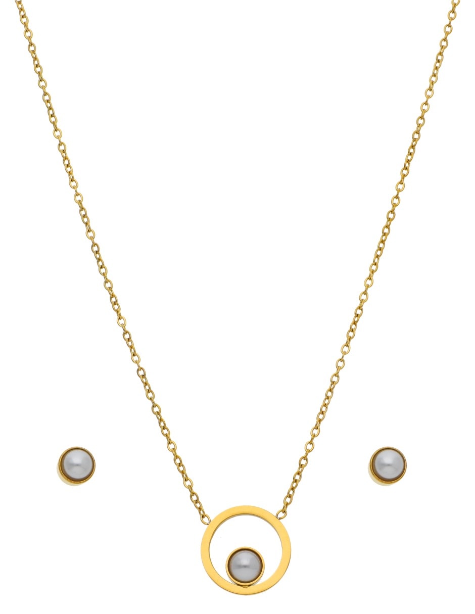 Set de collar y aretes 4