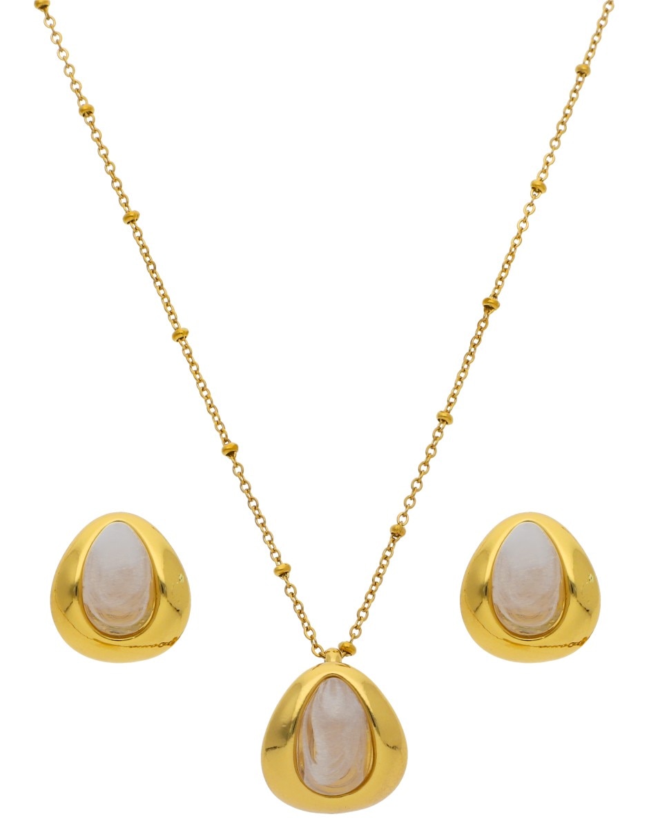 Set de collar y aretes 2