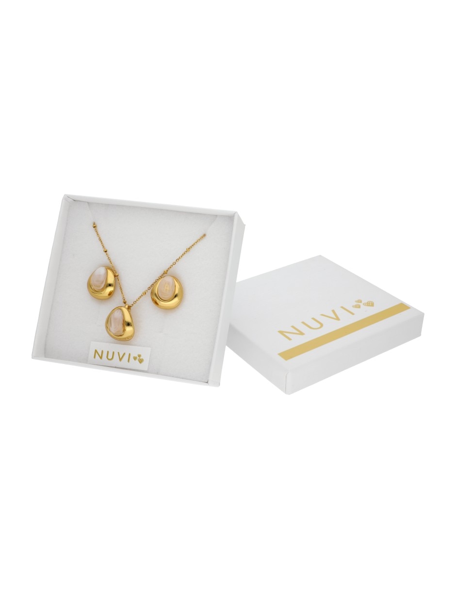 Set de collar y aretes 5