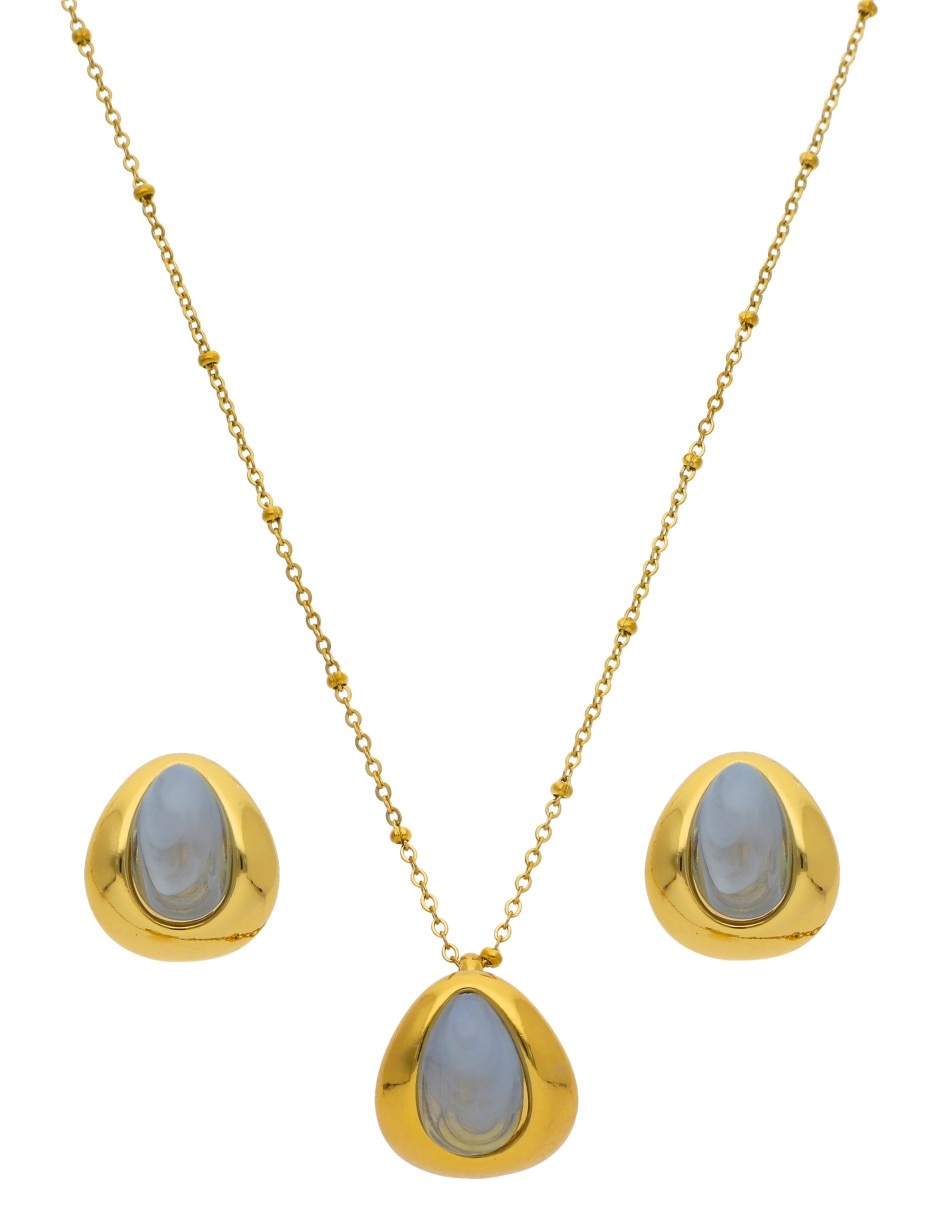 Set de collar y aretes 2
