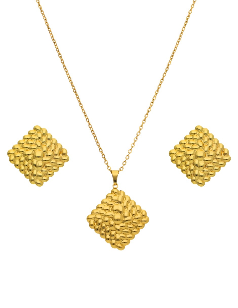 Set de collar y aretes 4