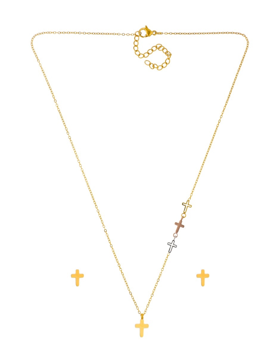Set de collar y aretes