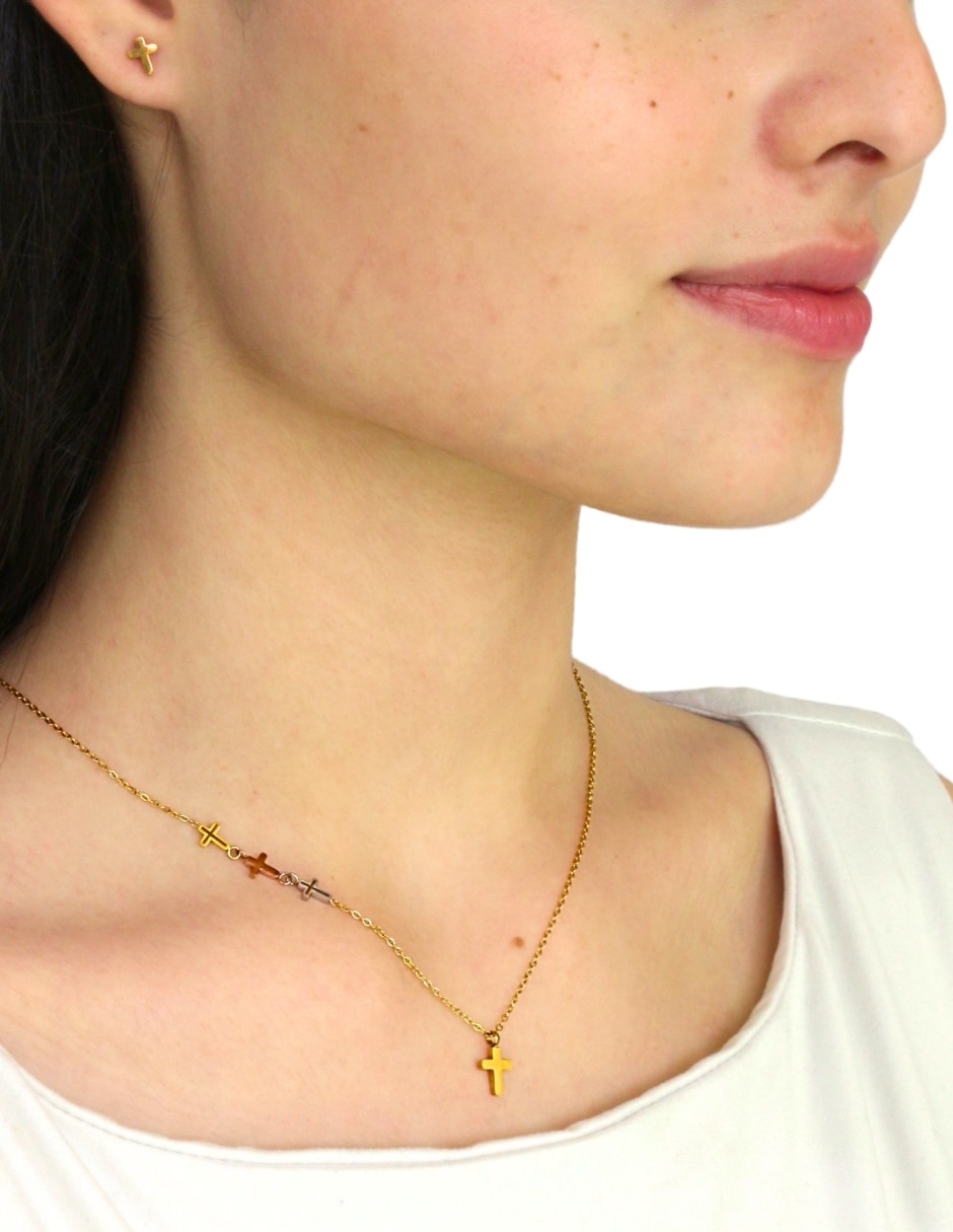 Set de collar y aretes 3