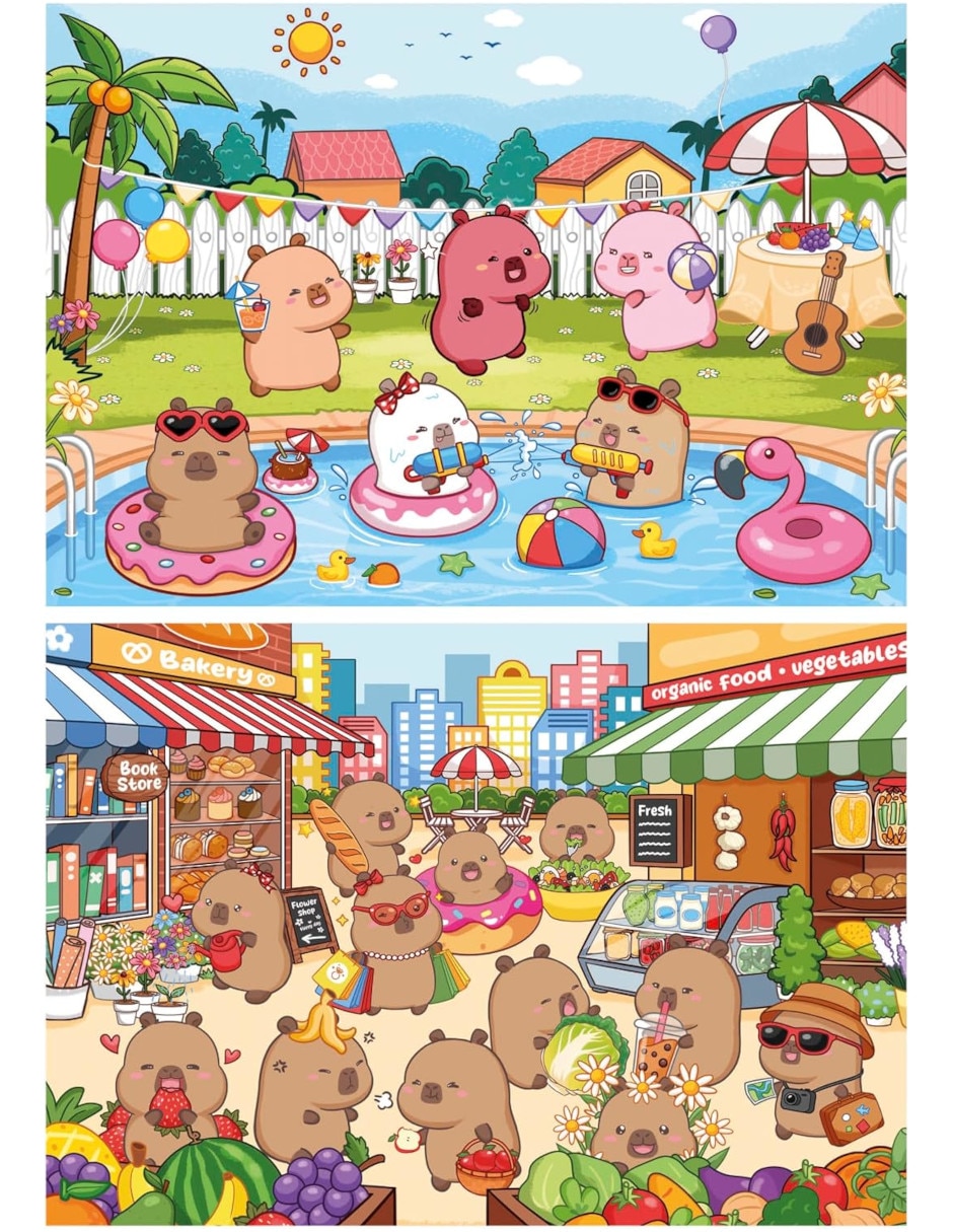 Rompecabezas animales Capyfun 200 piezas 2