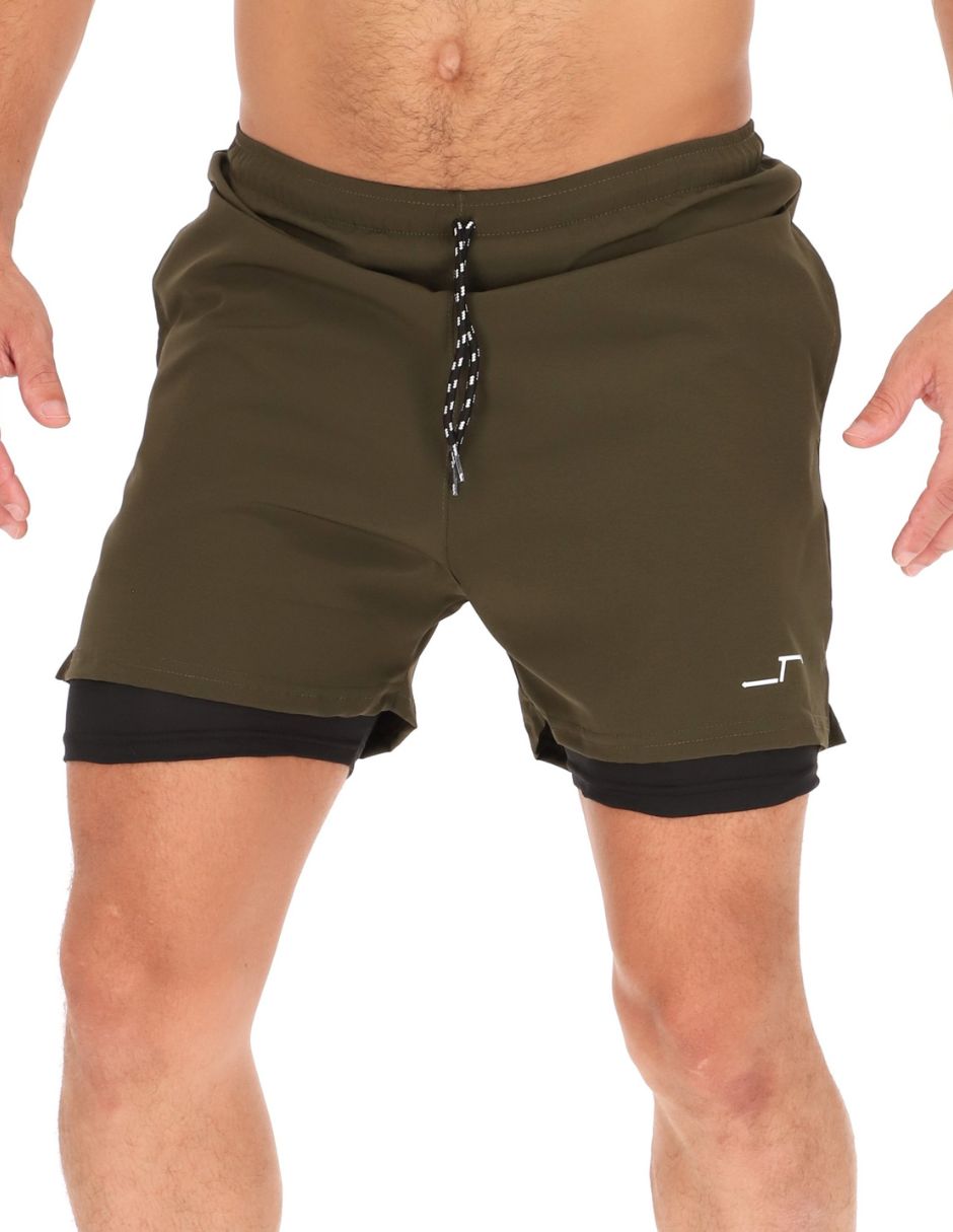 Set short con bolsillos para entrenamiento hombre 2