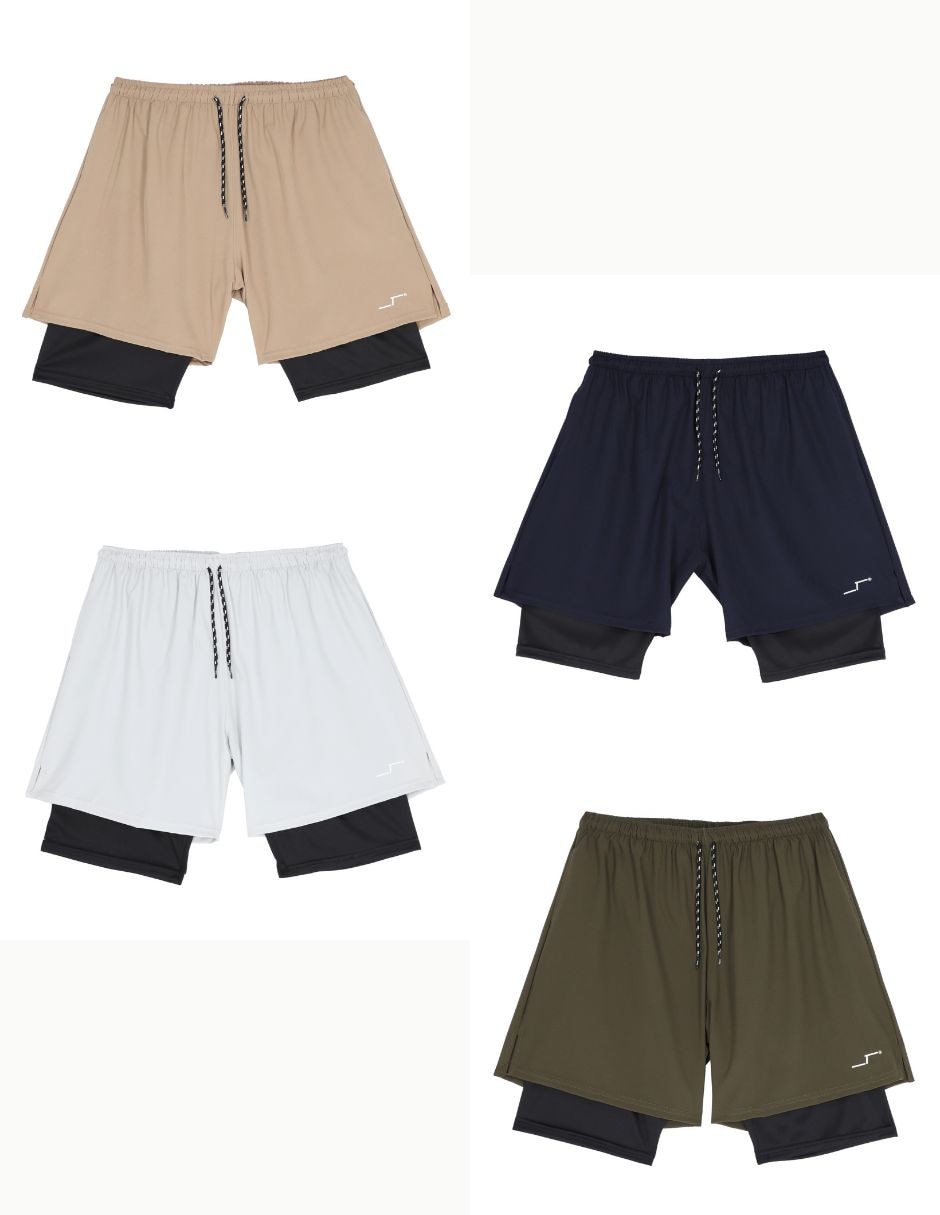 Set short con bolsillos para entrenamiento hombre 6