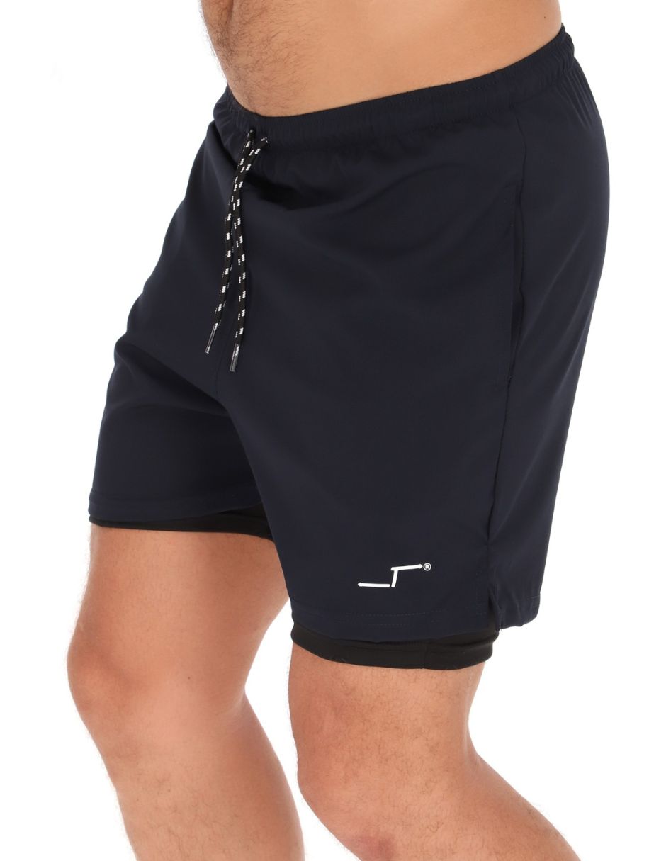 Set short con bolsillos para entrenamiento hombre 3